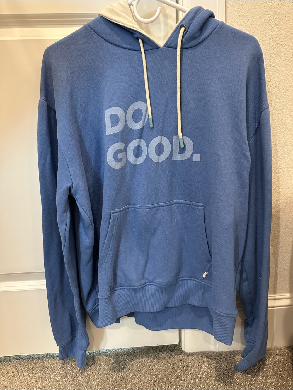 Do Good Blue Men's Hoodie Sweatshirt